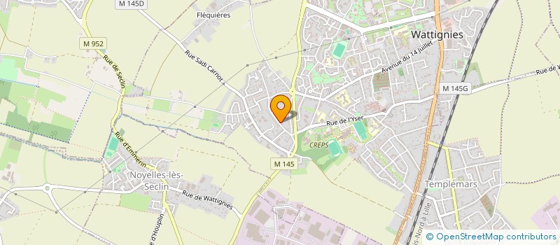 localisation de l'entreprise BILOU59  WATTIGNIES