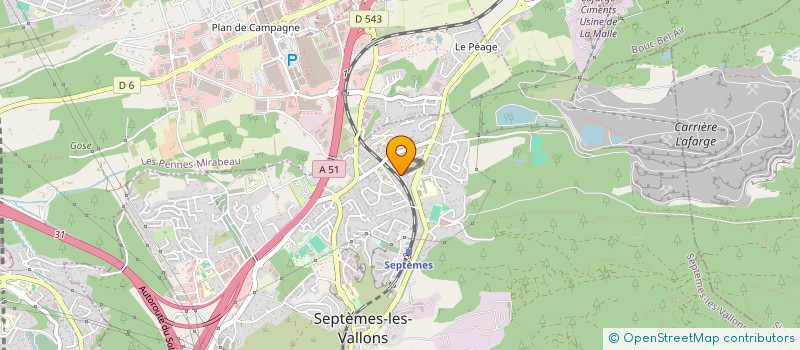 localisation de l'entreprise BILOUCHE  SEPTEMES-LES-VALLONS