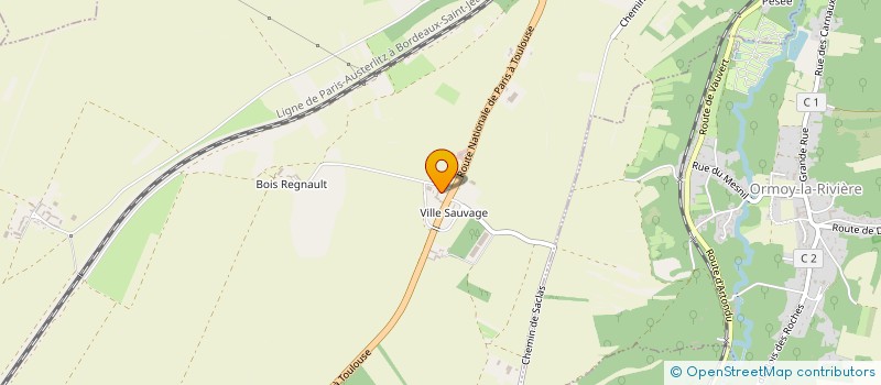 localisation de l'entreprise BILOUDE  ETAMPES