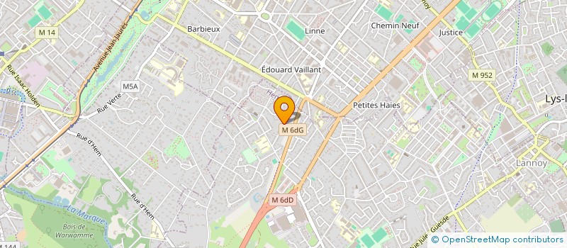 localisation de l'entreprise BILOULINS  HEM