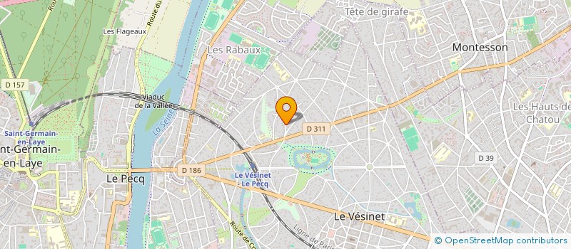 localisation de l'entreprise BILOUT PARTICIPATIONS à LE VESINET
