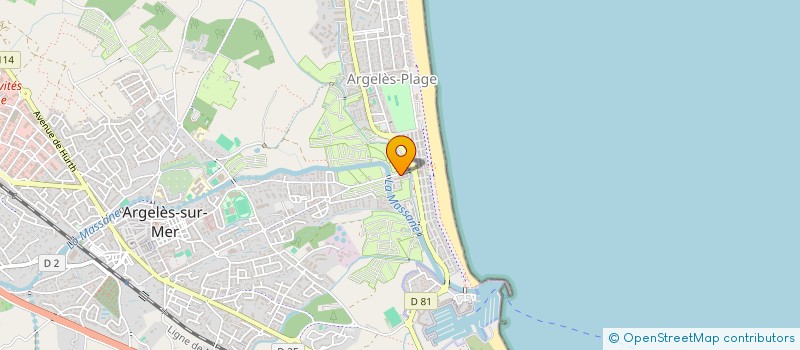 localisation de l'entreprise BILOUTE à ARGELES-SUR-MER