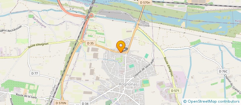 localisation de l'entreprise BILROI  ROGNONAS