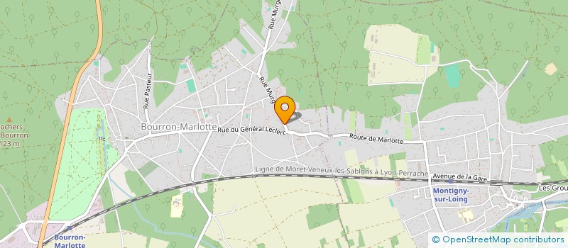 localisation de l'entreprise BILSODIS à BOURRON-MARLOTTE