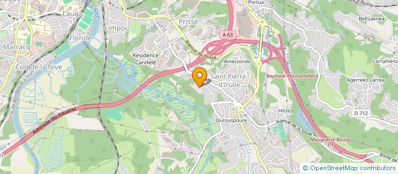 localisation de l'entreprise BILTEGI 64  SAINT-PIERRE-D'IRUBE