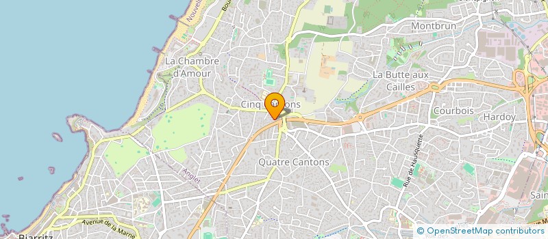localisation de l'entreprise BILTOKI SAINT-ETIENNE à ANGLET
