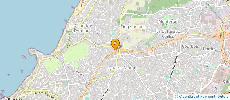 localisation de l'entreprise BILTOKI VILLENEUVE D'ASCQ à ANGLET