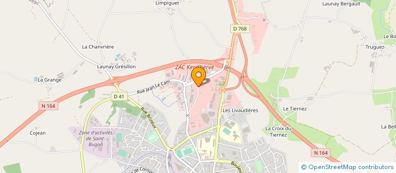 localisation de l'entreprise BILY GESTION à LOUDEAC