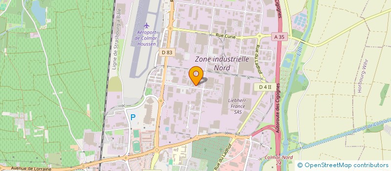 localisation de l'entreprise BILZ FRANCE à COLMAR