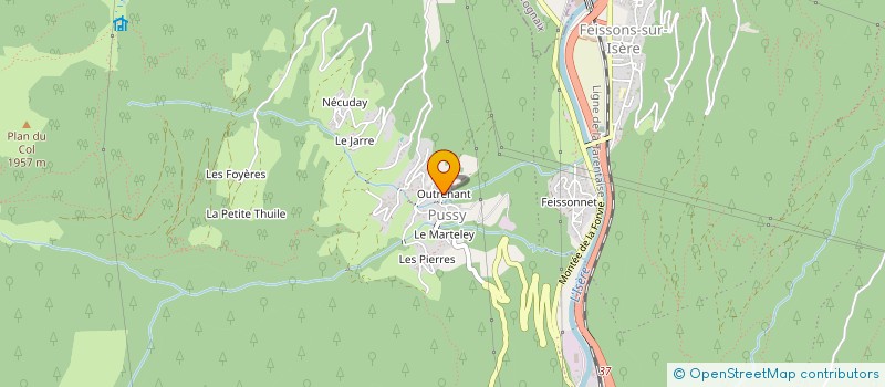 localisation de l'entreprise BILZIC LE BARBIER  LES AVANCHERS-VALMOREL