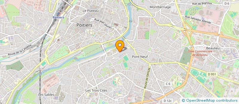 localisation de l'entreprise BIM 2 BIM  POITIERS