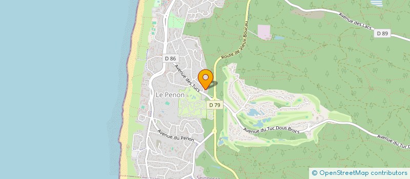 localisation de l'entreprise BIM  SEIGNOSSE