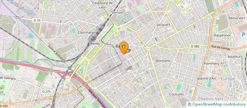 localisation de l'entreprise BIM  REIMS