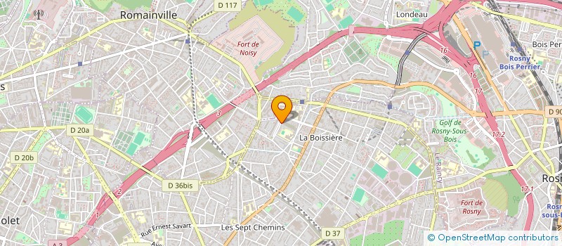 localisation de l'entreprise BIM ARCHI TECH (ARCHITECTURE ET TECHNIQUE) à MONTREUIL