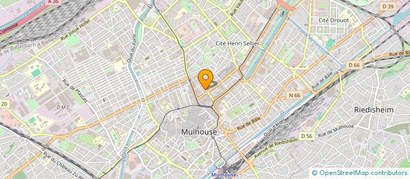 localisation de l'entreprise BIM.BAM.BAO  MULHOUSE