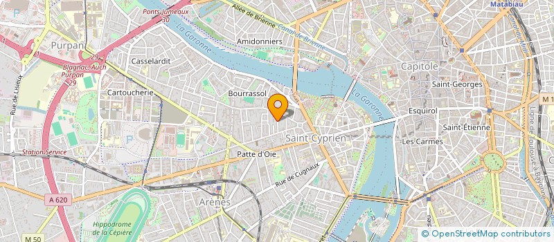 localisation de l'entreprise BIM BAM BOUM PRODUCTIONS à TOULOUSE