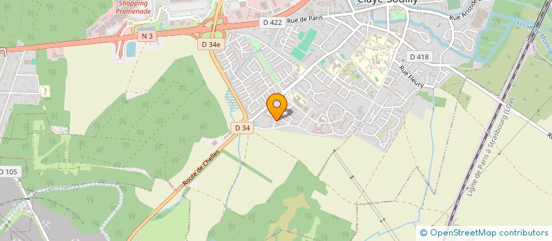 localisation de l'entreprise BIM & CO INVEST  CLAYE-SOUILLY