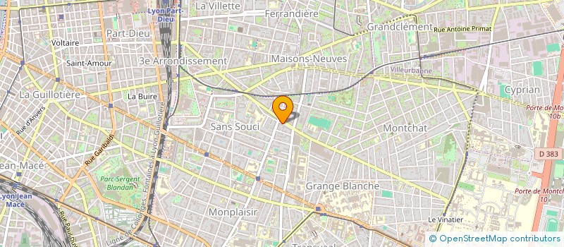 localisation de l'entreprise BIM DIGITAL  LYON