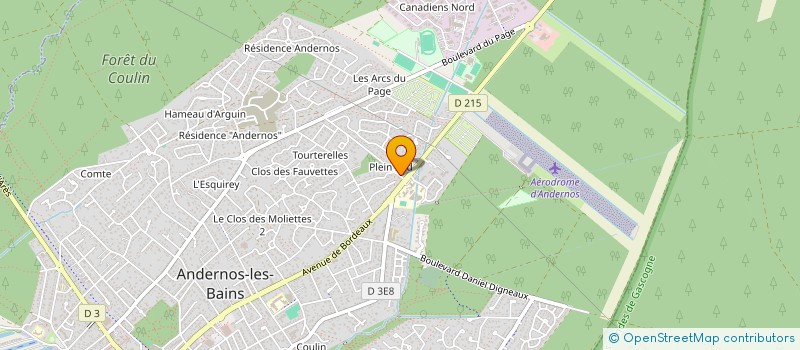 localisation de l'entreprise BIM ELEC 33  ANDERNOS-LES-BAINS