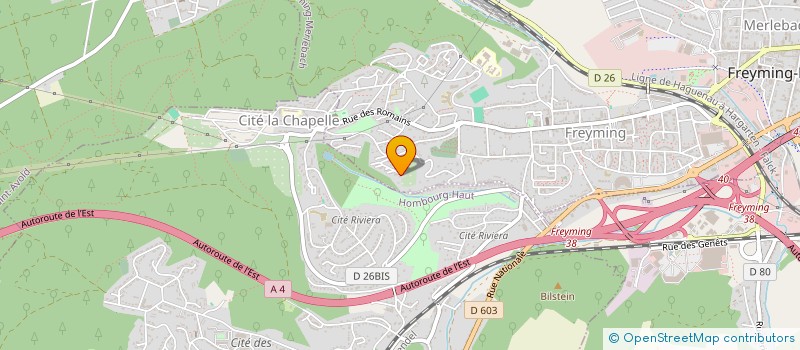 localisation de l'entreprise BIM ENERGIE  FREYMING-MERLEBACH