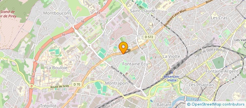 localisation de l'entreprise BIM G CO à BESANCON