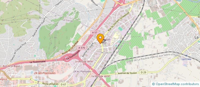 localisation de l'entreprise BIM LOCATION EQUIPEMENT  LA GARDE