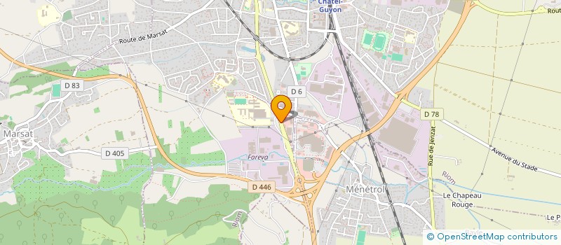 localisation de l'entreprise BIM MARKETING  RIOM