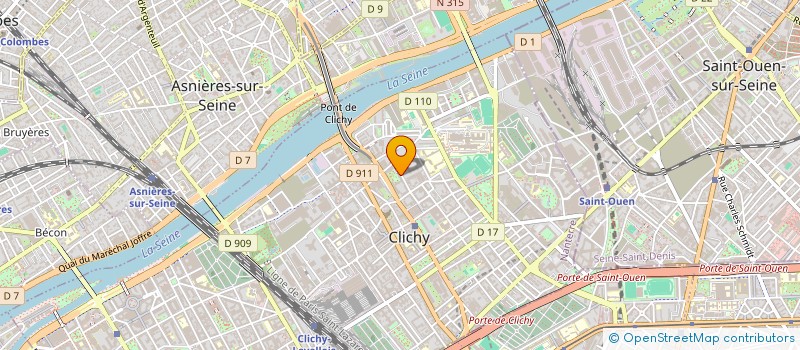 localisation de l'entreprise BIM PRESTIGE à CLICHY