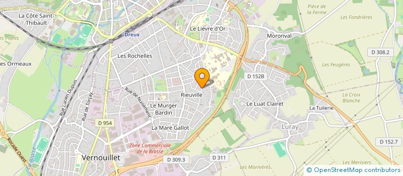 localisation de l'entreprise BIM RENOV' à DREUX