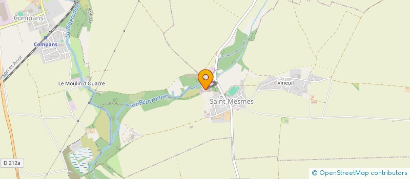 localisation de l'entreprise BIM TP  SAINT-MESMES