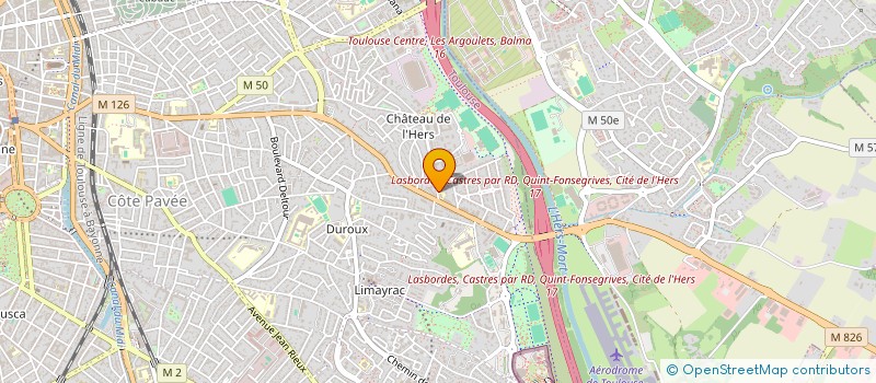 localisation de l'entreprise BIM TP à TOULOUSE