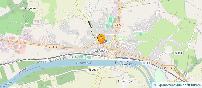 localisation de l'entreprise BIMA  LA REOLE