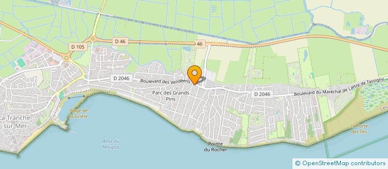 localisation de l'entreprise BIMAE à LA TRANCHE-SUR-MER