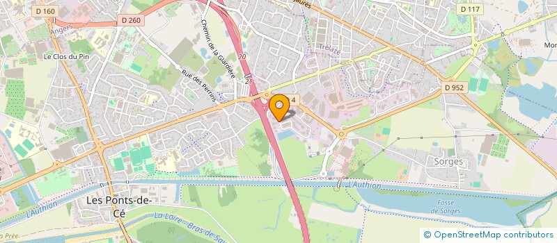 localisation de l'entreprise BIMAGE  LES PONTS-DE-CE