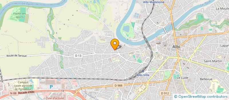 localisation de l'entreprise BIMALO à ALBI