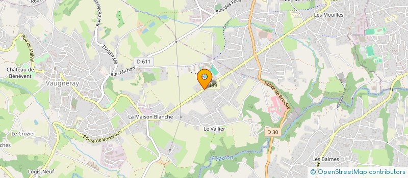 localisation de l'entreprise BIMANAGEMENT  VAUGNERAY