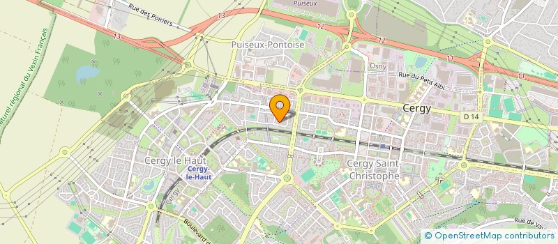 localisation de l'entreprise BIMASS INVEST  CERGY