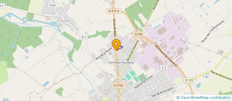 localisation de l'entreprise BIMBAM  LE CONTROIS-EN-SOLOGNE