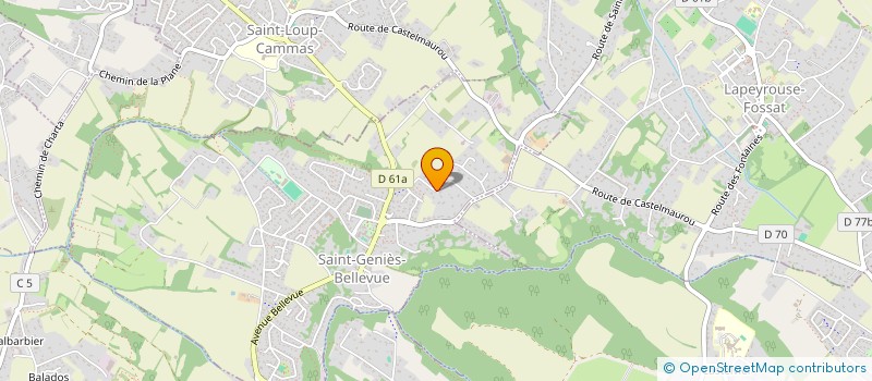 localisation de l'entreprise BIMBIZ FOOD  SAINT-GENIES-BELLEVUE