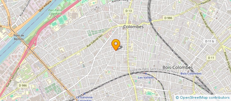 localisation de l'entreprise BIMEGA à COLOMBES