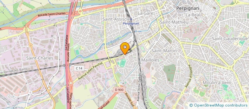 localisation de l'entreprise BIMOCATIF  PERPIGNAN