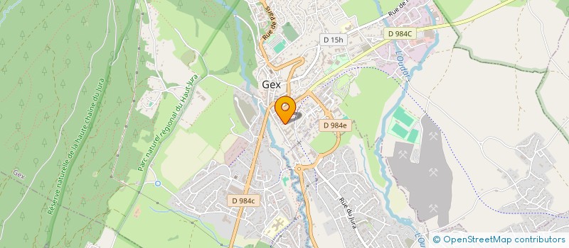 localisation de l'entreprise BIN'HOME à GEX