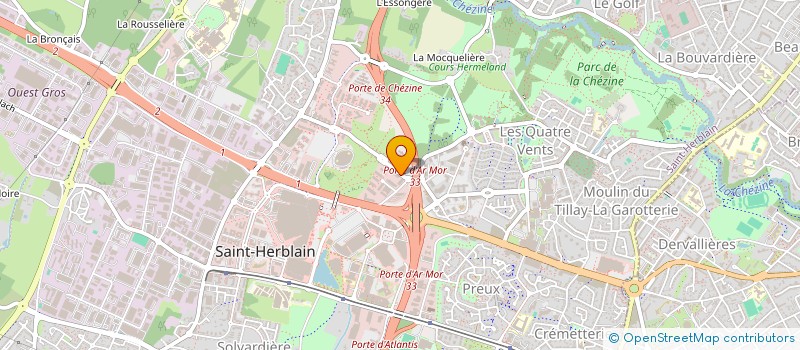 localisation de l'entreprise BIN'HOME PATRIMOINE  SAINT-HERBLAIN