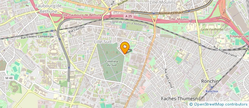 localisation de l'entreprise BIN IMMO à LILLE