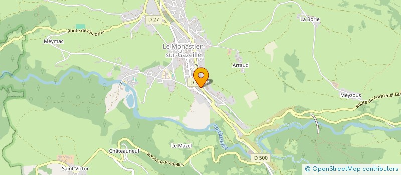 localisation de l'entreprise BIN VENDUD CHA NOUS  LE MONASTIER-SUR-GAZEILLE