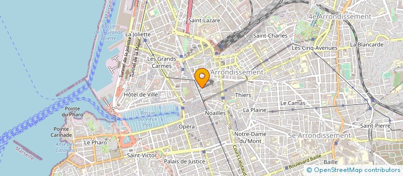 localisation de l'entreprise BINA à MARSEILLE