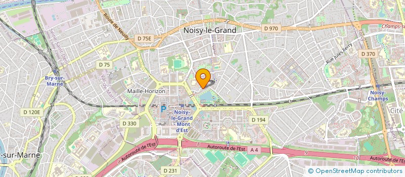 localisation de l'entreprise BINA FRANCE  NOISY-LE-GRAND