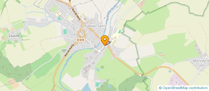 localisation de l'entreprise BINA'MATERIAUX  CHATEAU-SALINS