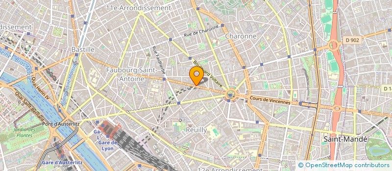 localisation de l'entreprise BINAIRE INFORMATIQUE  PARIS 11