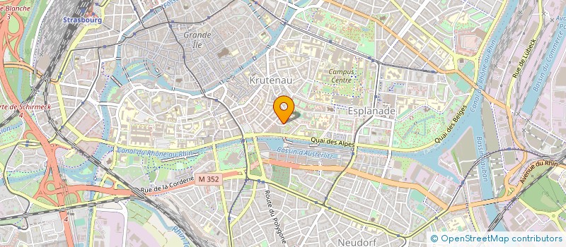 localisation de l'entreprise BINAM à STRASBOURG